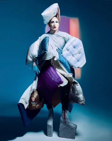 B. Åkerlund photographed by Illya Ovchar, styled by herself.