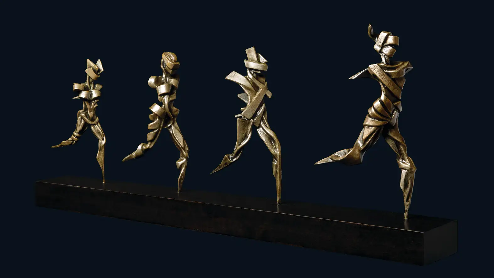 Avant-Garde Catwalk Bronze Sculpture