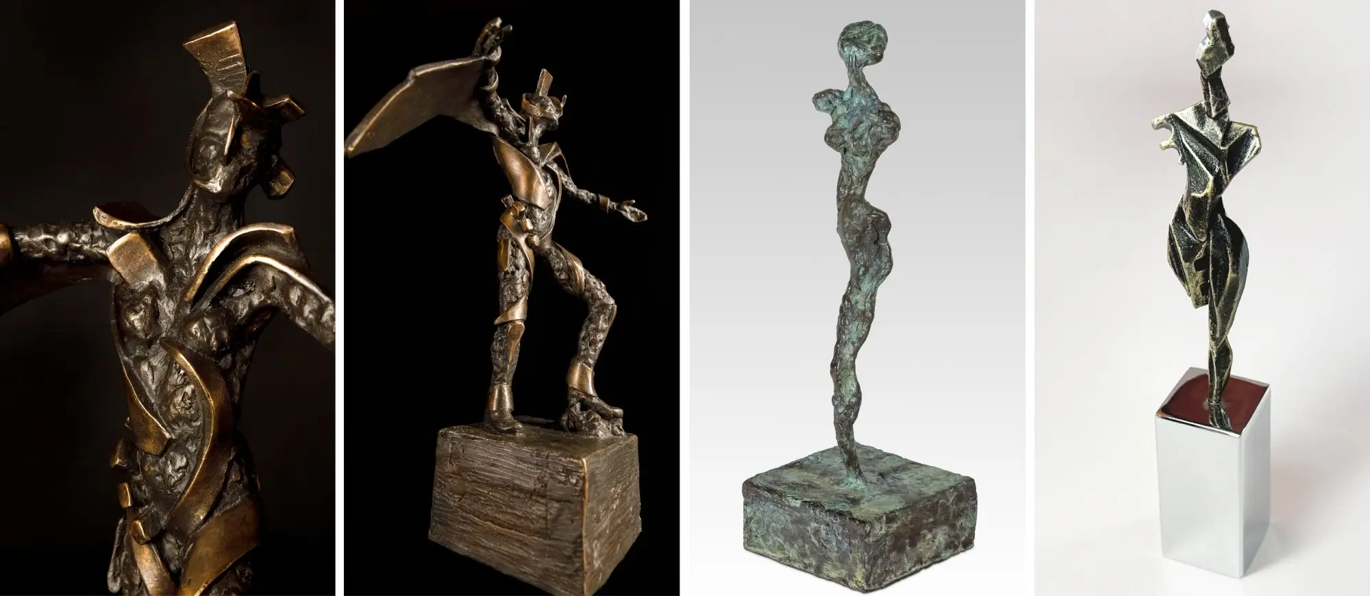 Water Spirit bronze sculpture and 3D polymer miniature
