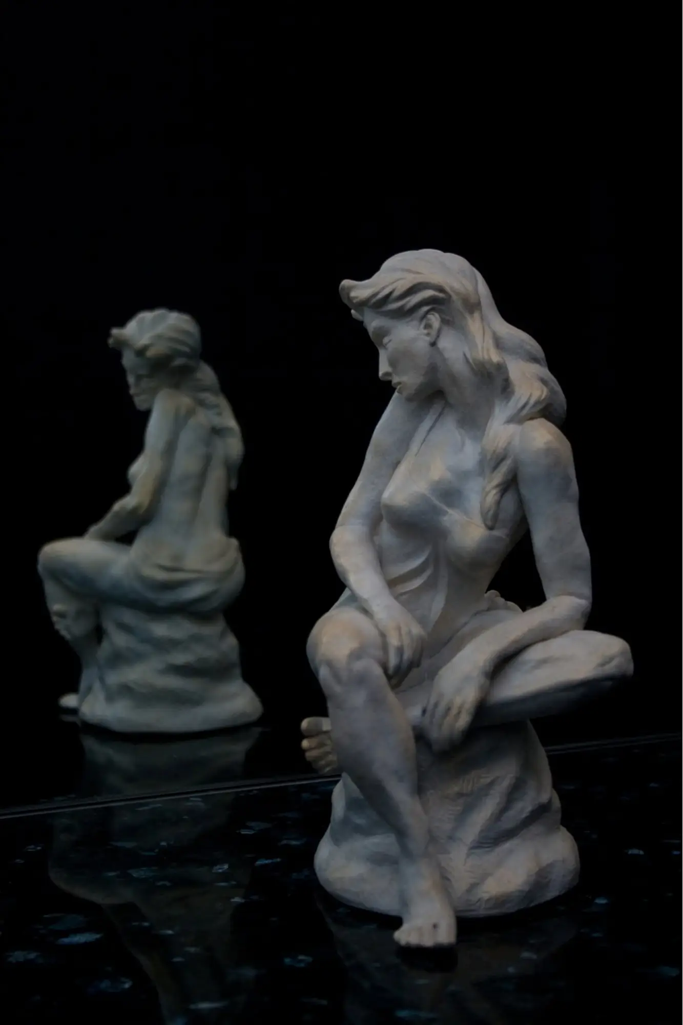Serene representational sculpture